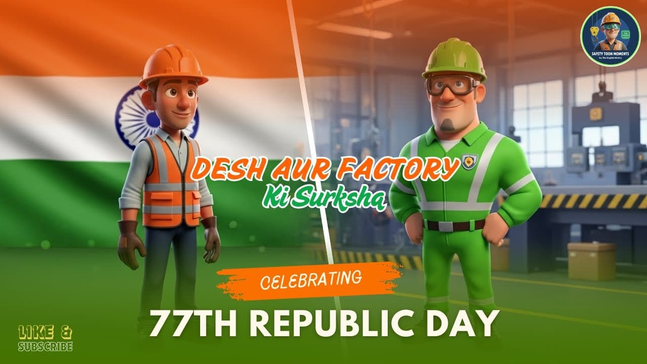 Happy Republic Day I Desh Aur Factory Ki Surksha