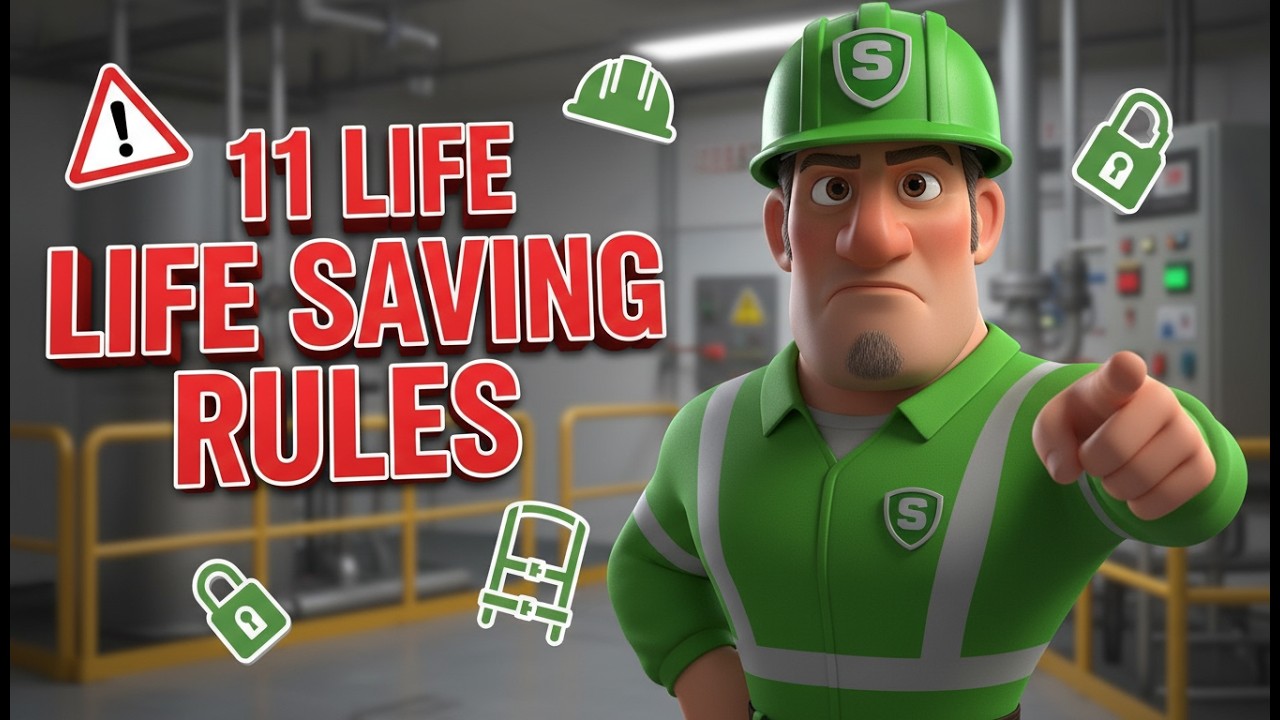 11 Life Saving Rules Every Employee Must Follow | Safety Animation Video