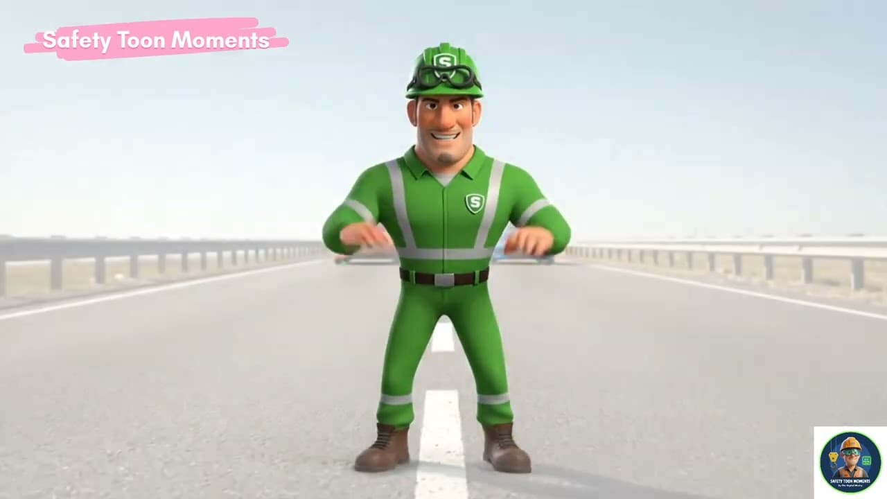 Road Safety Animation | Best Safety Training Video with Captain Safe-T